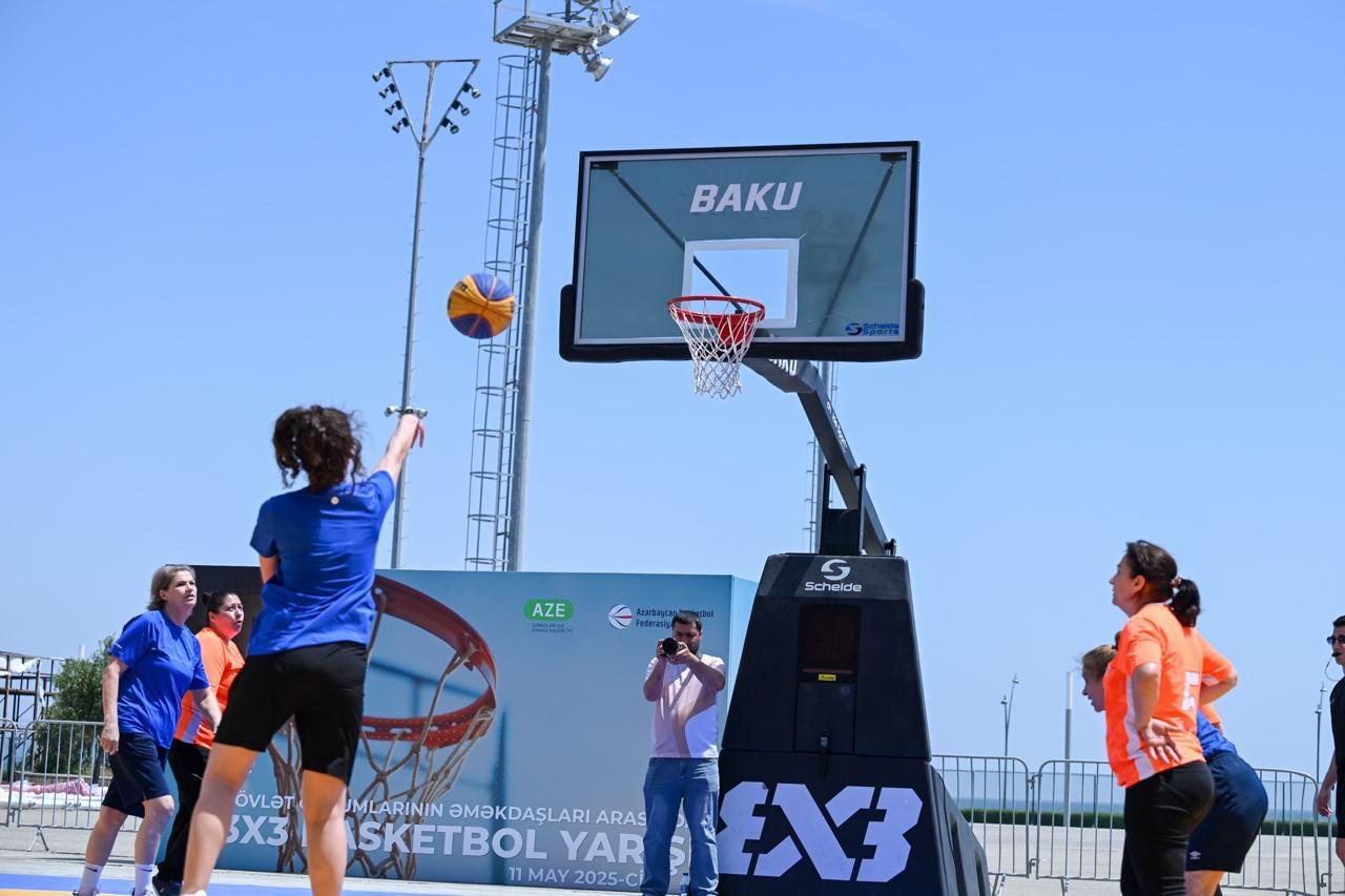 Dövlət qurumları arasında 3x3 basketbol yarışı keçirilib